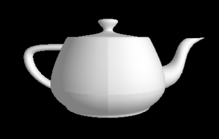 Image of teapot with phong shading
